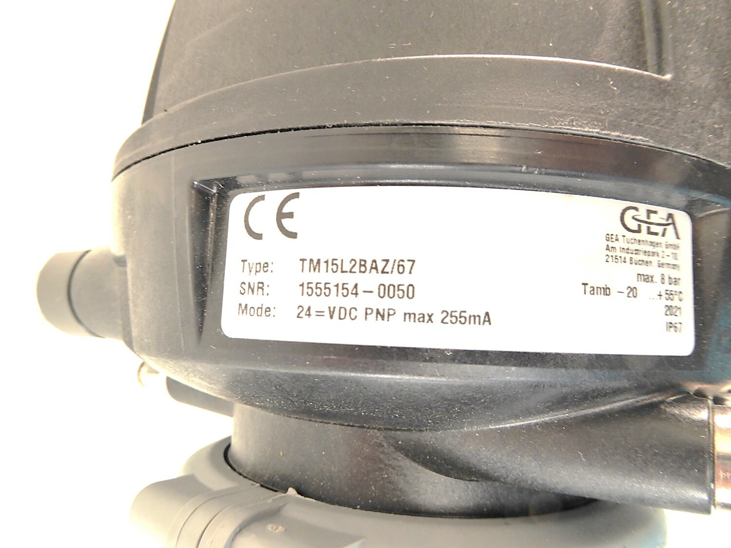 GEA REC-OD2″/OD2″-SZ-BD/BLR50-L0-12J/52+TM15L2BAZ/67 T.VIS Valve NEW NO BOX