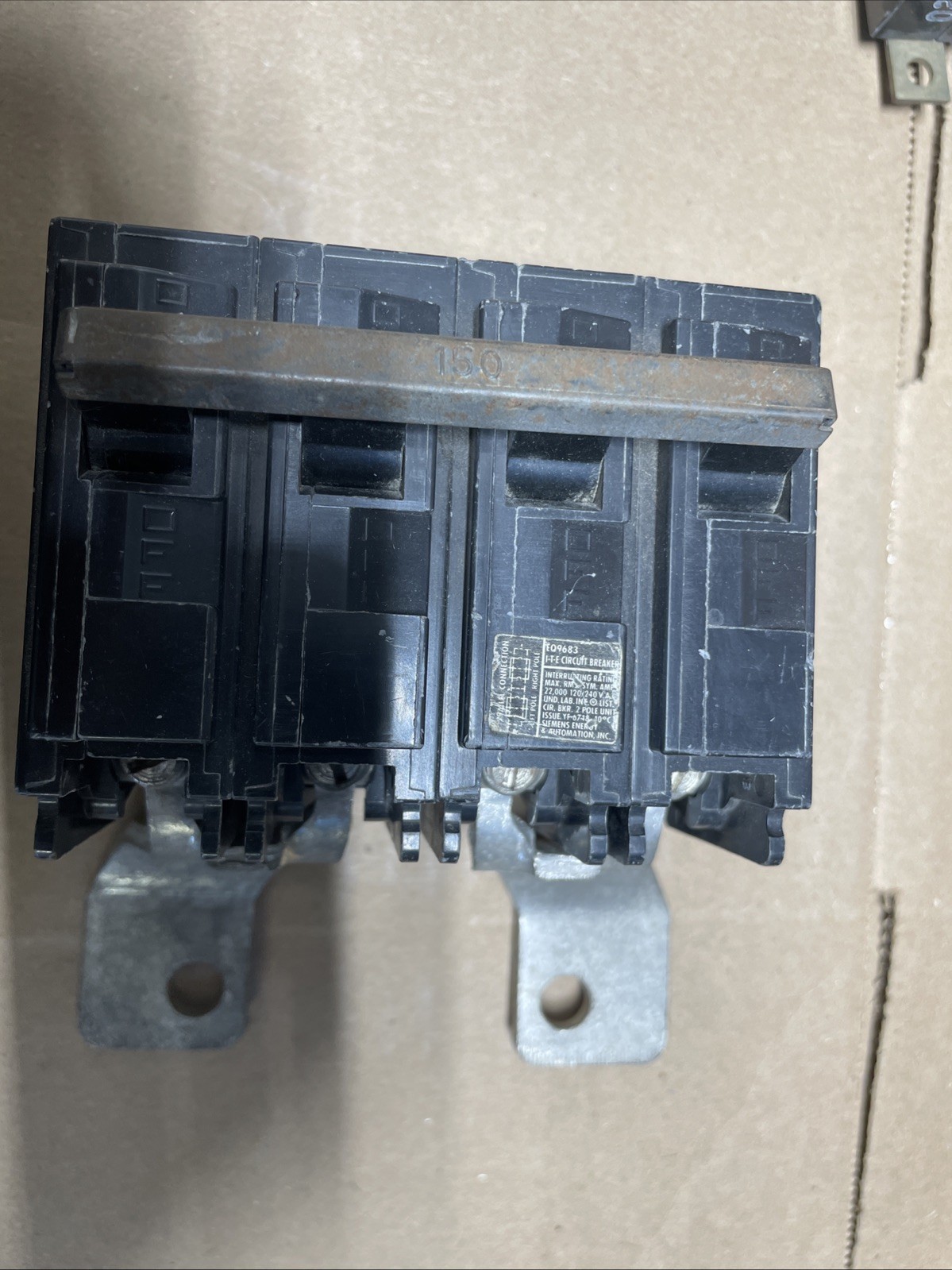 ITE SIEMENS EQ9683R NSNB 150A 2P 120/240 22000 AIC