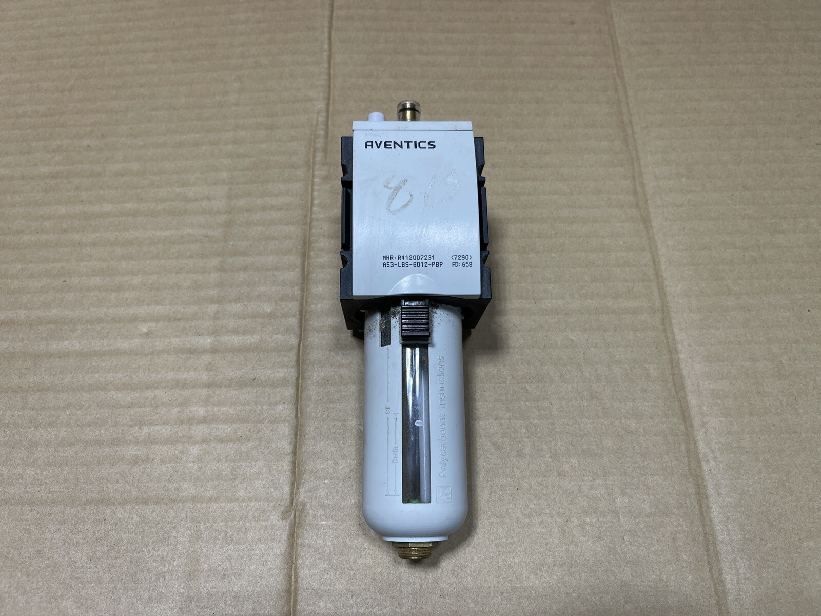 AVENTICS AS3-LBS-G012-PBP Filter Pressure Regulator Standard Oil Mist Lubricator