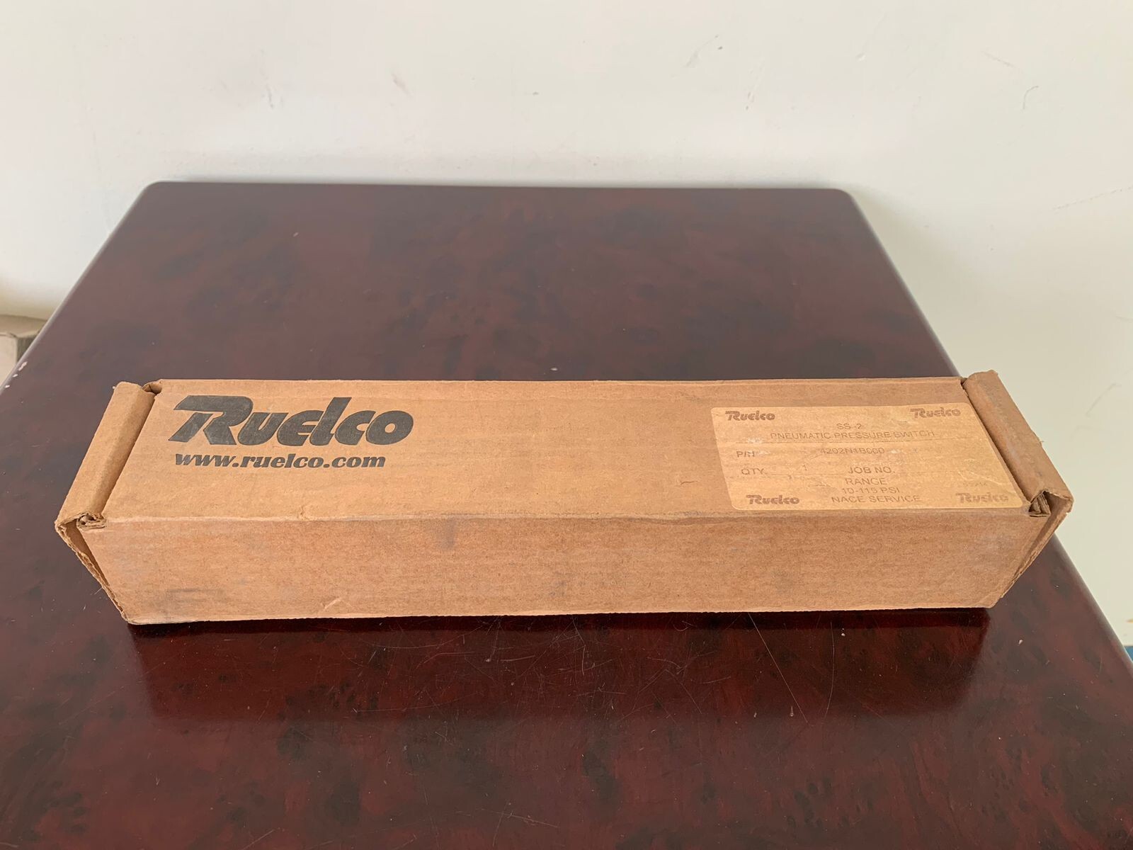 Ruelco / SS-2 Pneumatic Pressure Switch / 4202N1B000 / 10-115 PSI