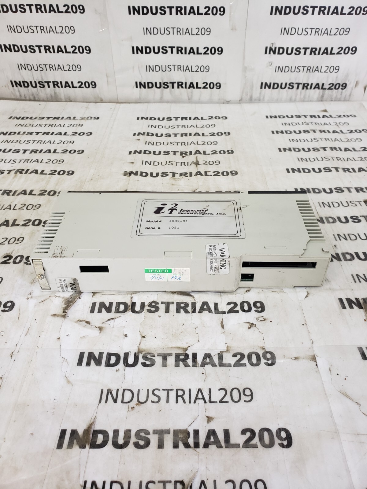 INTEGRATED INDUSTRIAL TECHNOLOGIES 1002-01 CONTROL MODULE