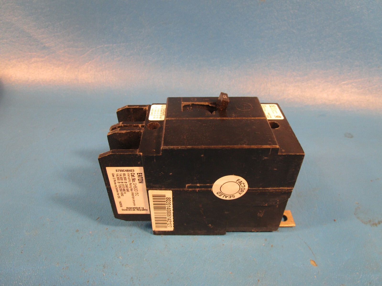 Eaton GHB2015C, Molded Case Breakers (MCCBs) GHB 2P 15A 277/480V 50/60Hz 2Ph G F
