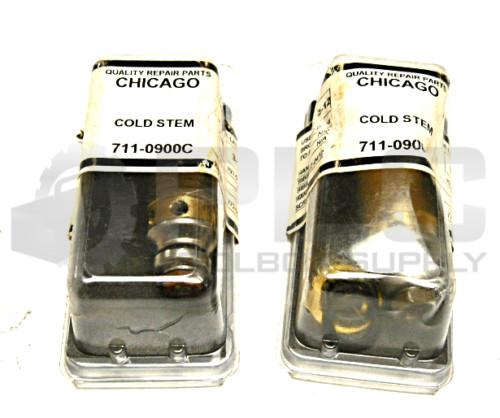 NEW SEALED LOT OF 2 CHICAGO 711-0900C COLD STEM
