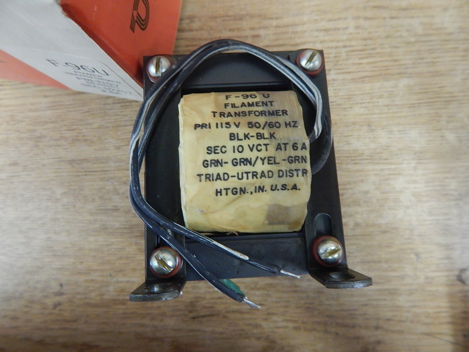 NEW Triad F-96U Power Transformer Pri-115V 6A *FREE SHIPPING*