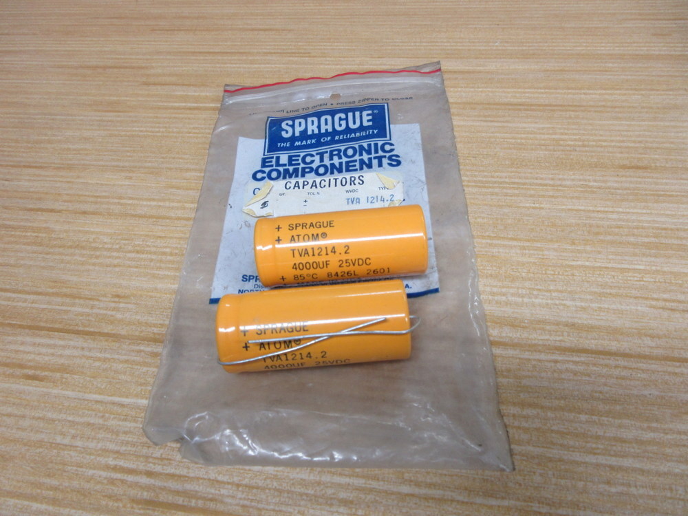 Sprague TVA 1214.2 Capacitor TVA12142 (Pack of 2)