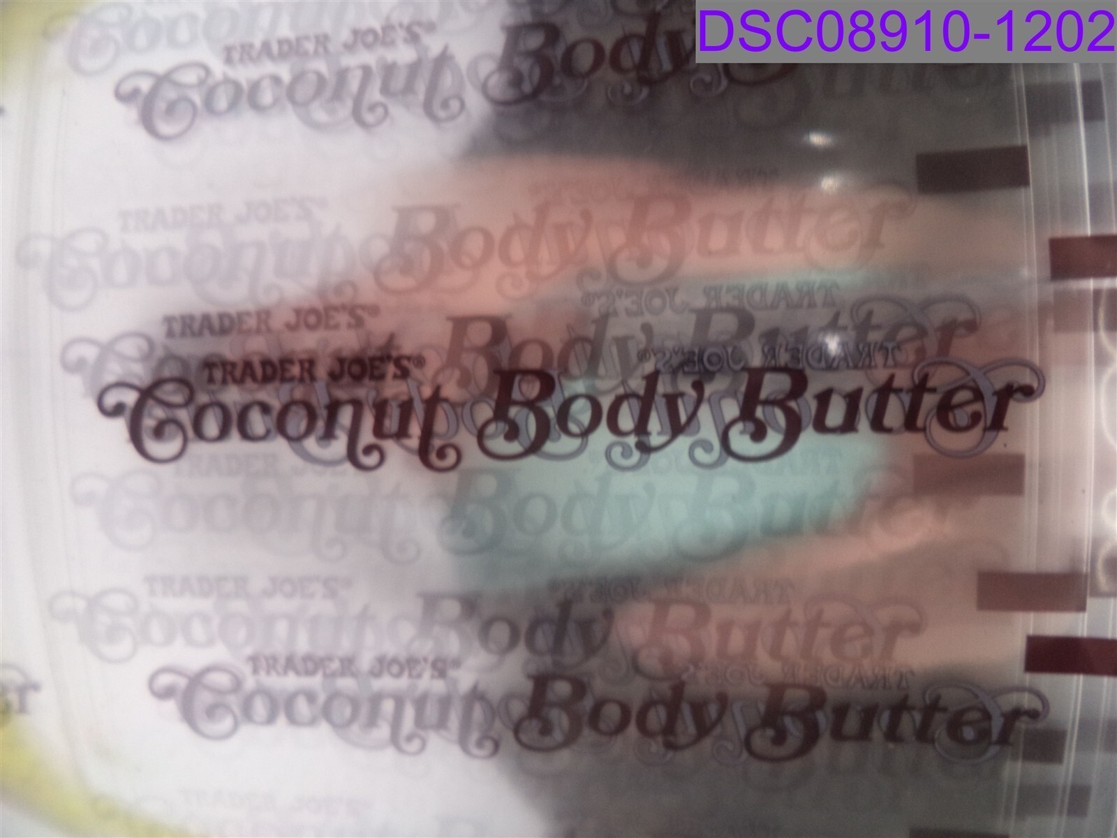 Qty = 1 Roll of 7,158: Trader Joe’s Coconut Body Butter Shrink Sleeves LSJ2025S0