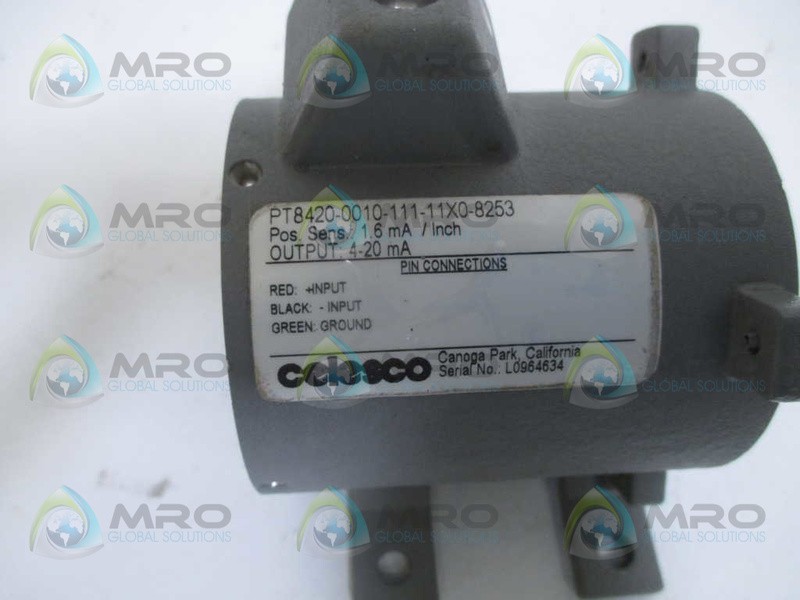 CELESCO PT8420-0010-111-11X0-8253 CABLE EXTENSION TRANSDUCER (AS PICTURED)UNMP