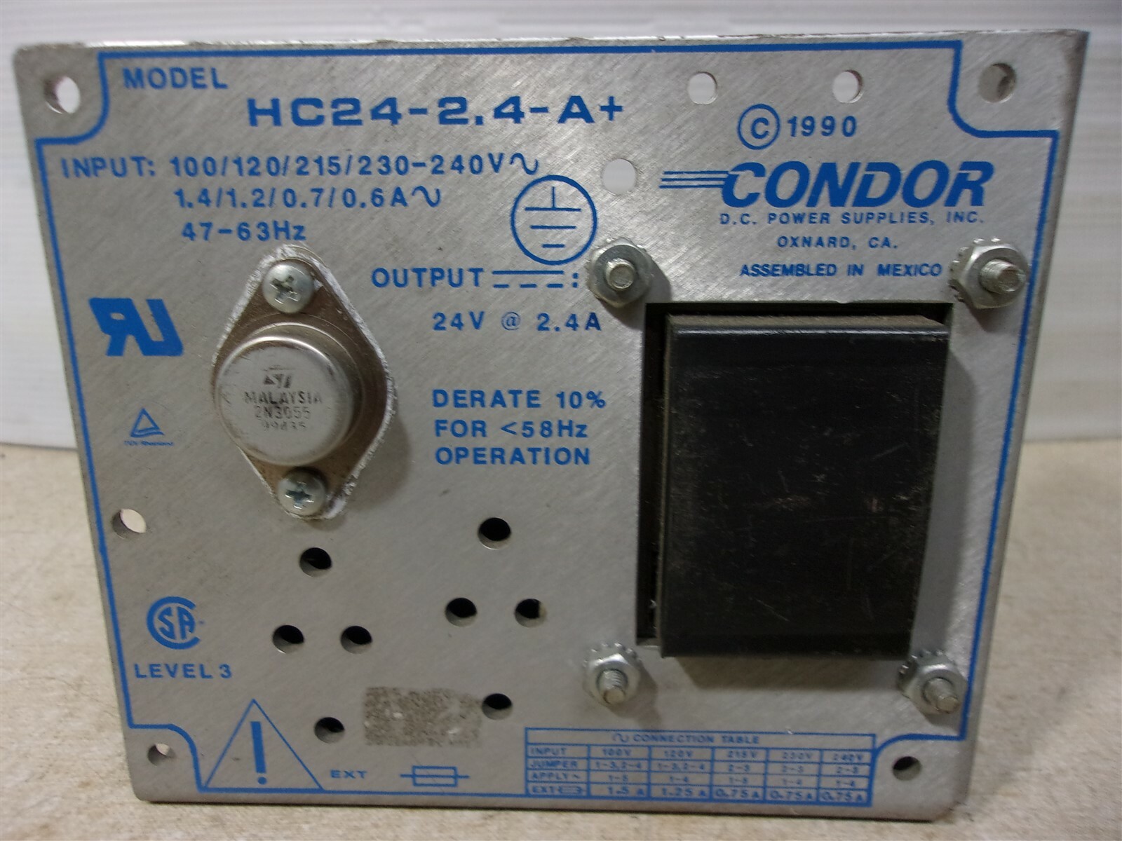 Condor HC24-2.4-A+ Power Supply *FREE SHIPPING*