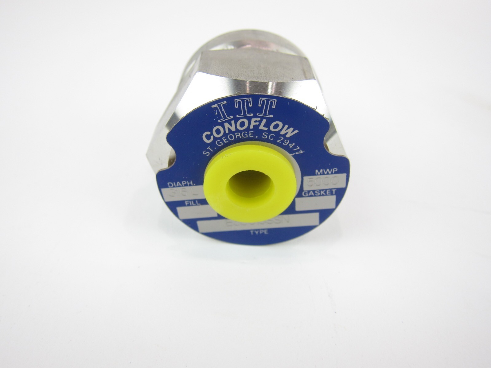 NEW ITT Conoflow B5S613SSN Diaphragm Seal 316 Stainless 5000 MWP