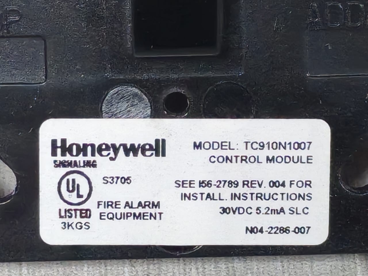 Honeywell TC910N1007 Control Module