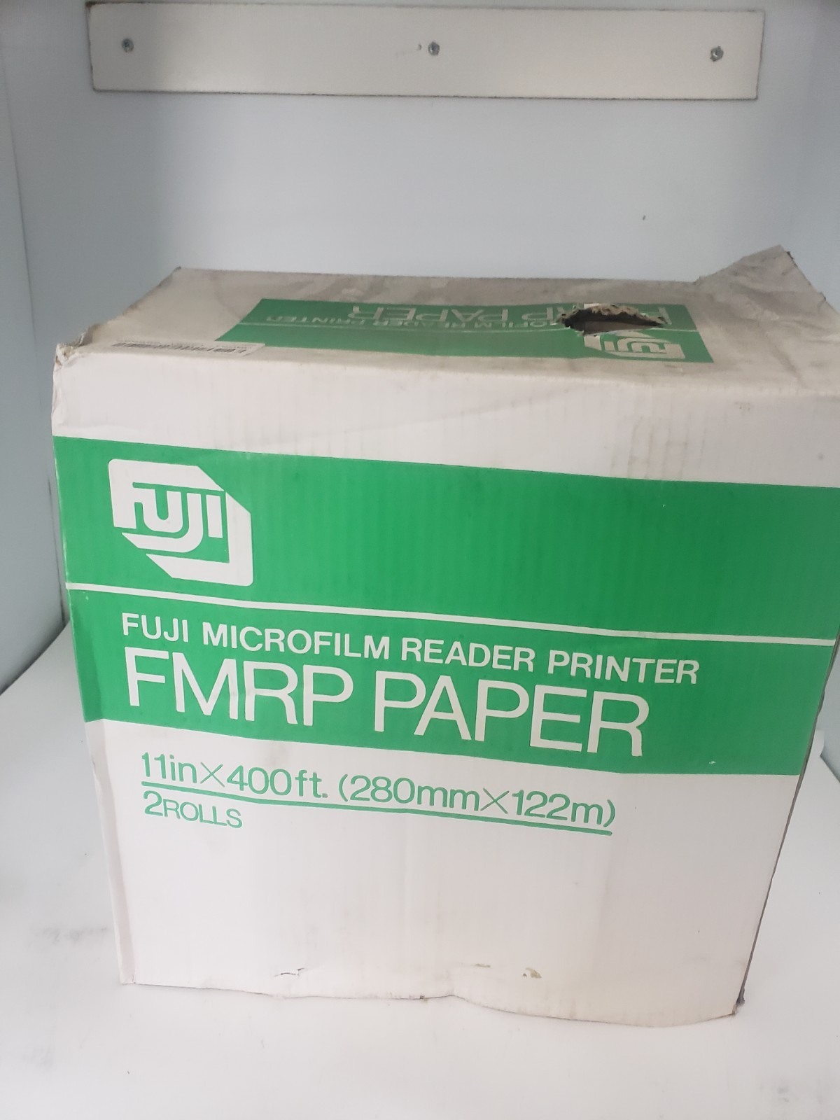 FUJI MICROFILM READER PRINTER FMRP PAPER 11″x 400′, BOX OF 2, NIB