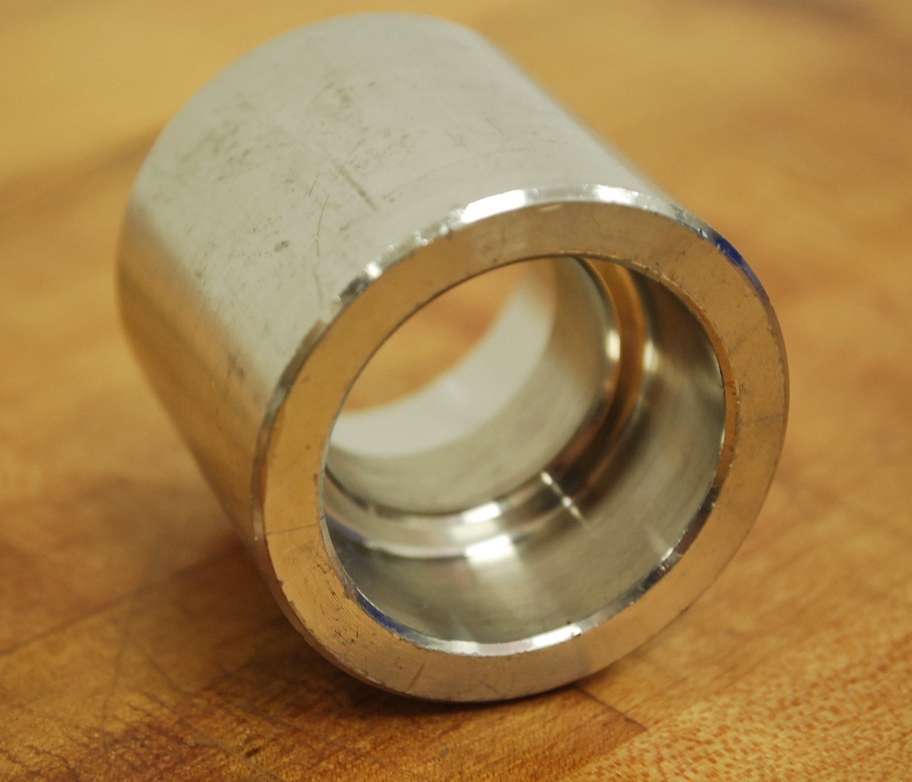 A/SA182 F304/L N655 B16 3M 1 Stainless Steel Weld-on Coupling Socket, – Lot of 5