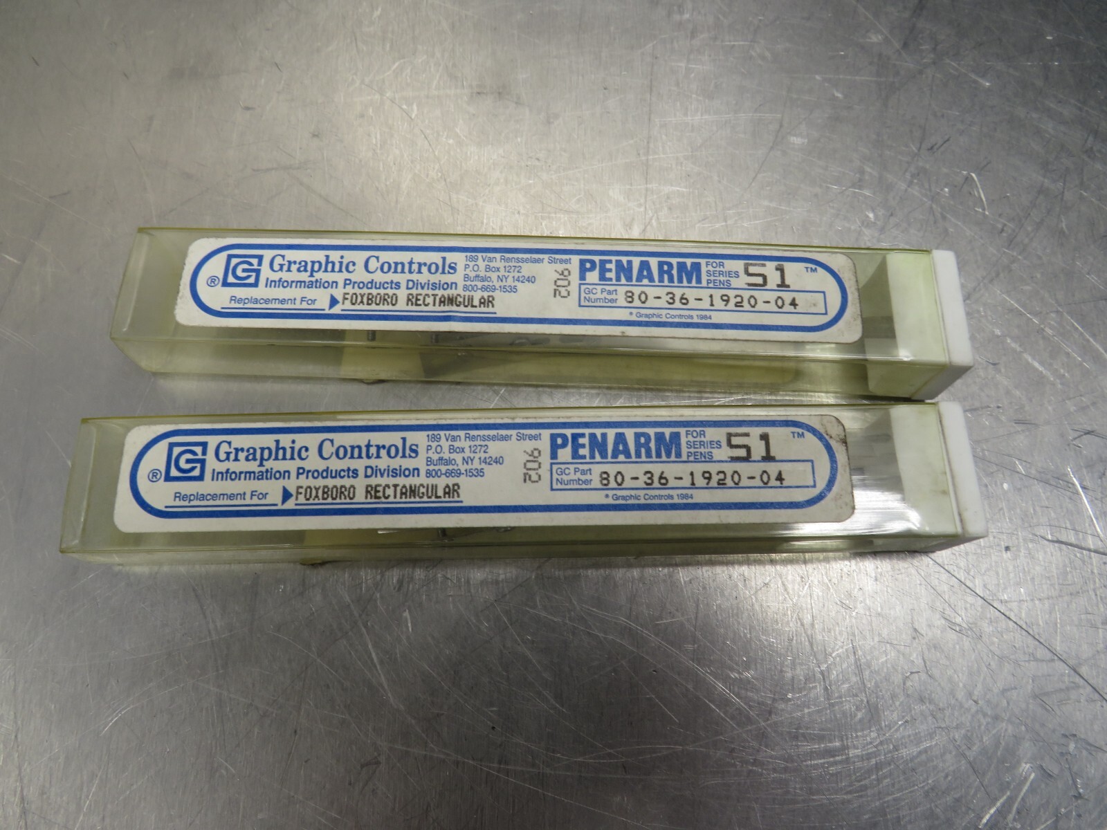 Graphic Controls 80-36-1920-04 Pen Arm Lot of 8 For Foxboro Rectangular