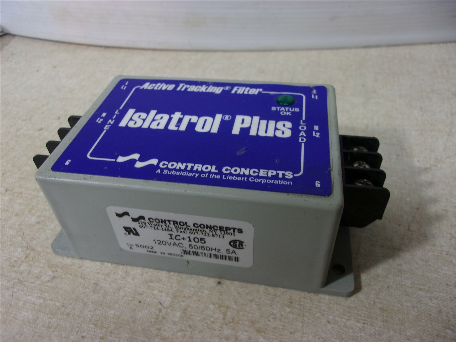 Control Concepts Islatrol + Active Tracking Filter IC+105 *FREE SHIPPING*