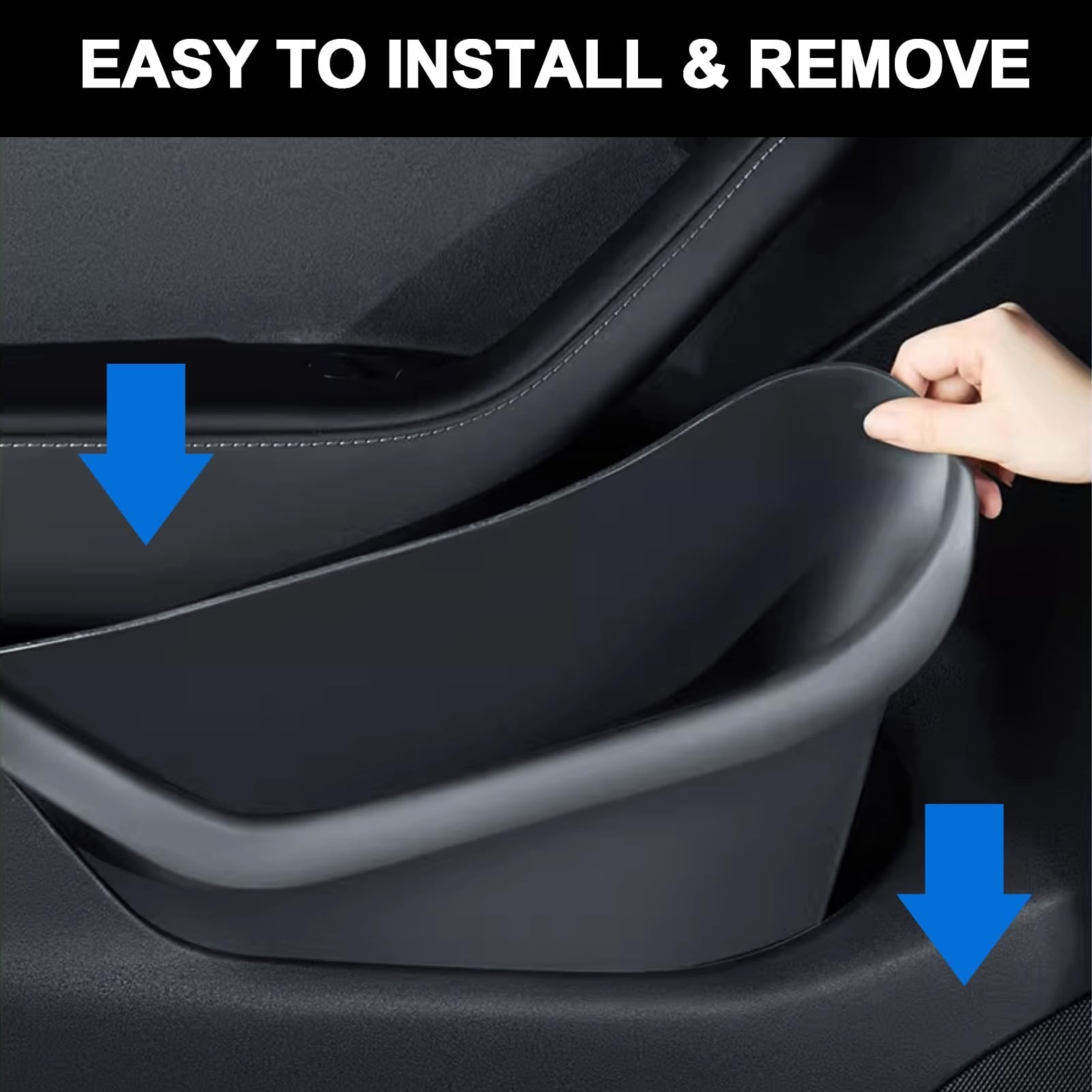 Door Side Organizer 4PCS Full-Cover for Tesla Model Y Juniper 2026, Custom Fi…