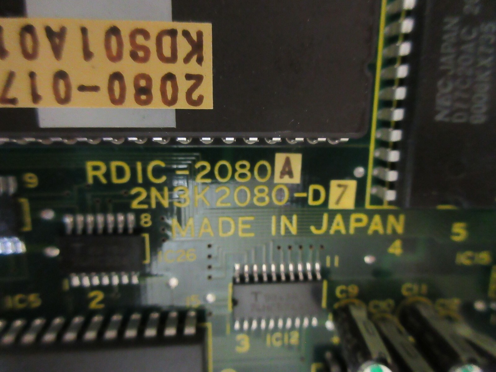 TOSHIBA RA DRIVER SERVO RA12H-650W RDIC-2080A 2N3K2080-D7 RDID-2143 BROTHER TC-2