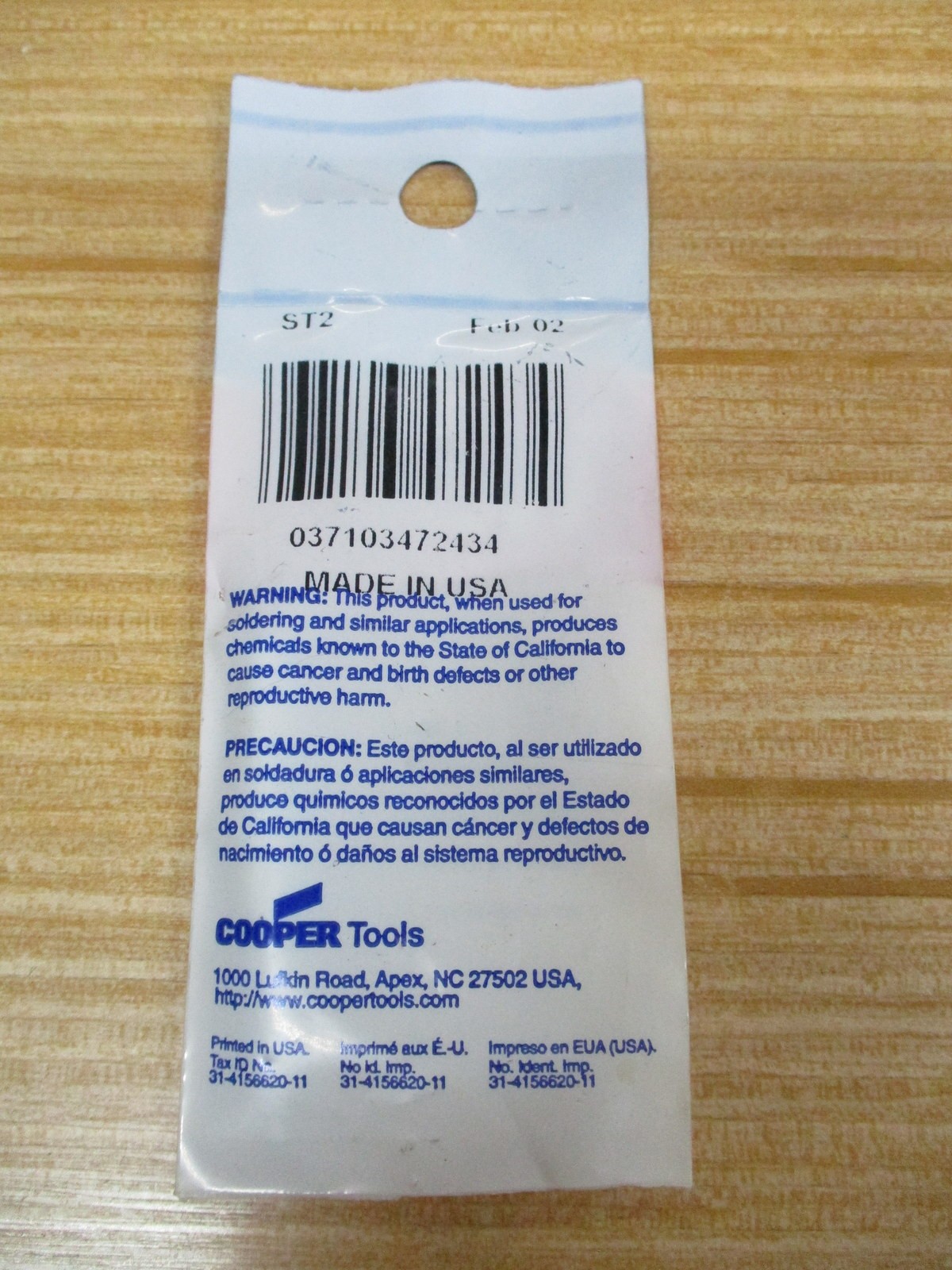 Weller ST2 Cooper Tools Screwdriver Tip (Pack of 2)