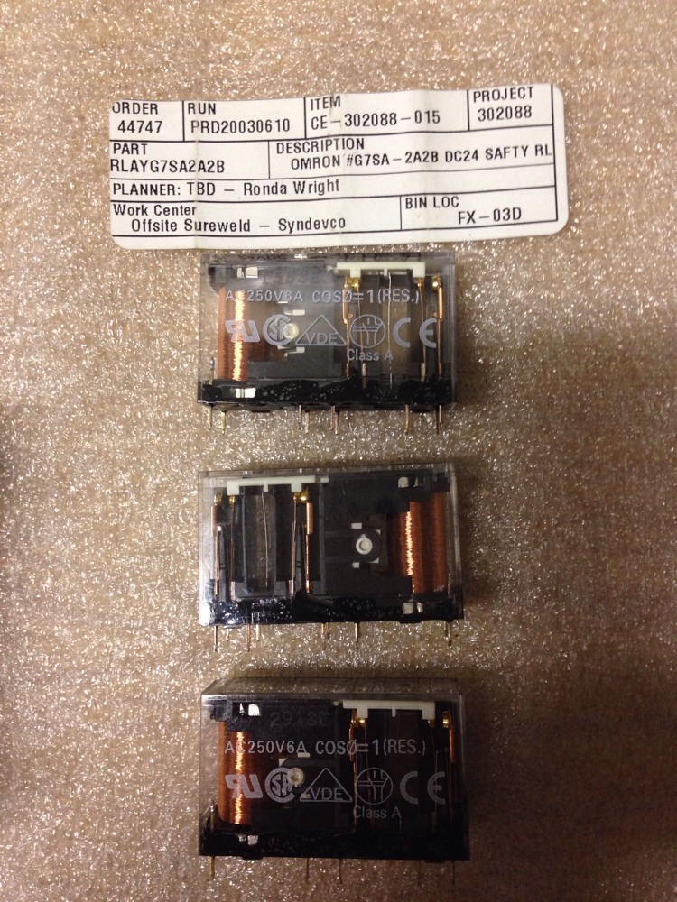 Omron P7SA-10F-ND & G7SA-2A2B, P7Sa10fnd & G7sa2a2b, 3 Sets, ShipSameDay#1176P