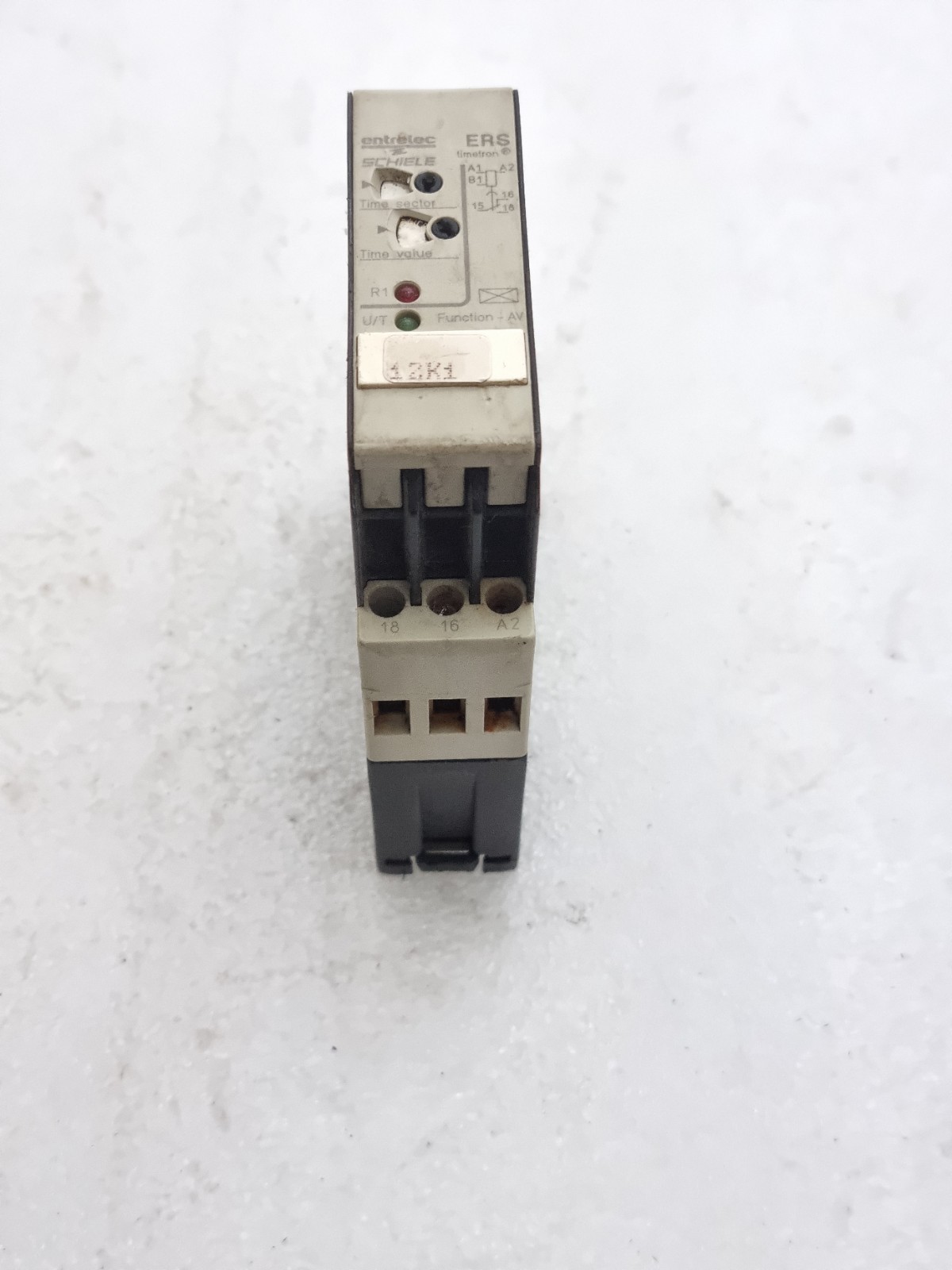 Used ENTRELEC ERS TIMETRON SCHIELE TIME RELAY MADE IN GERMANY