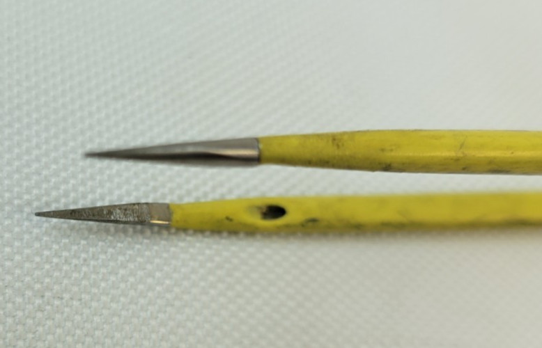 Aesculap GK846R Insolated Bipolar Surgical Forceps, WL 4.5″, TL 9″