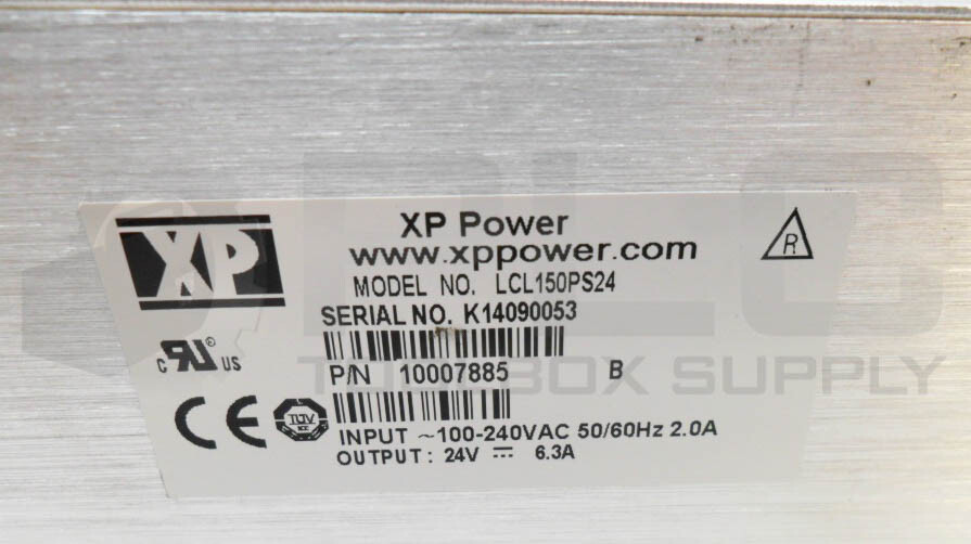 XP POWER LCL150PS24 POWER SUPPLY 100-240VAC50/60HZ 2.0A 10007885