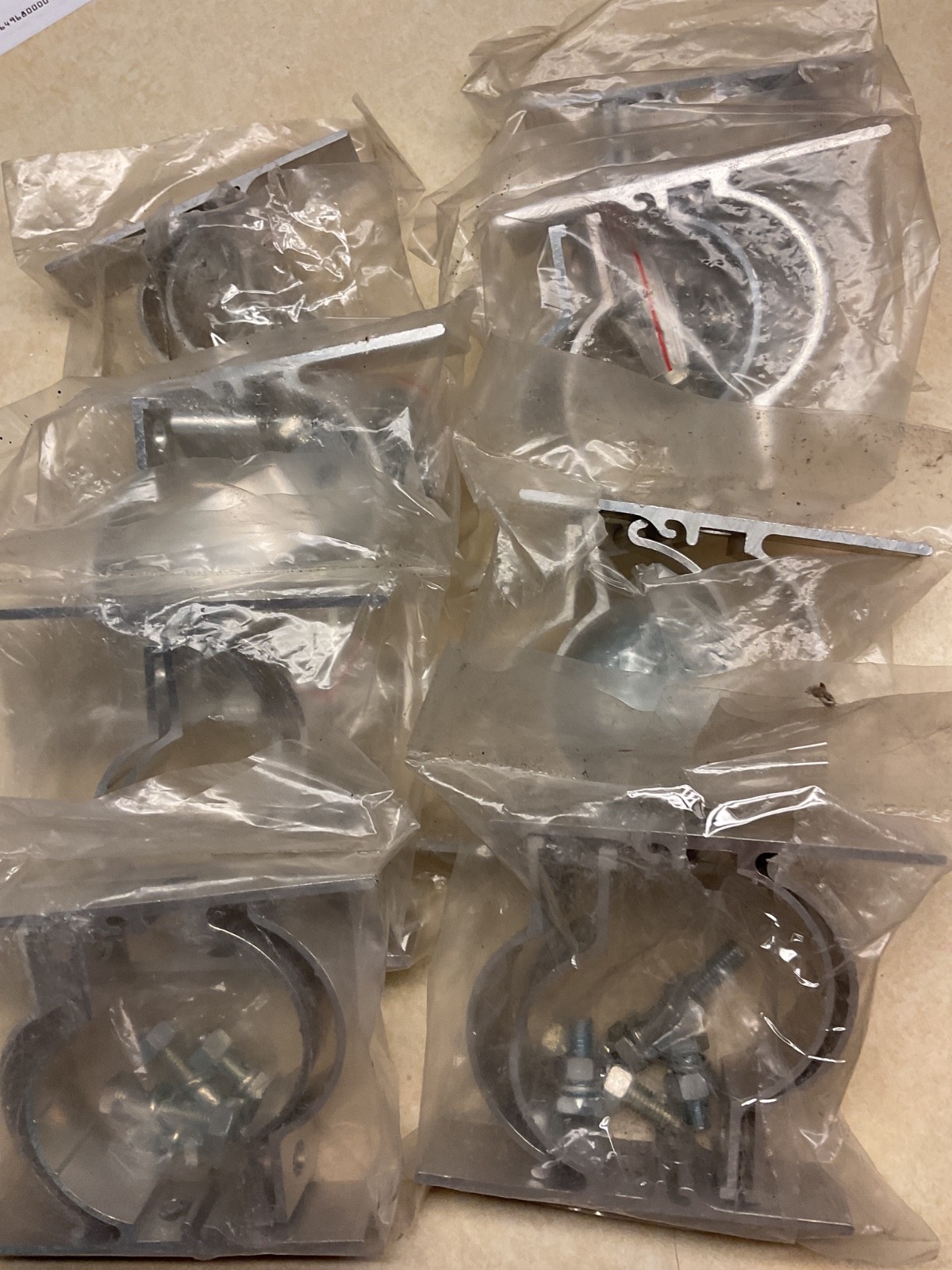 Signs Direct Pipe Post Mount 2 3/8” OD Round – New – 9 Sets