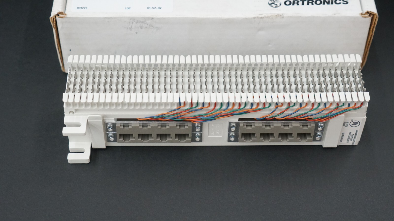 ORTRONICS 805003202 T1-Network Interface Block w/ Shorting Bar