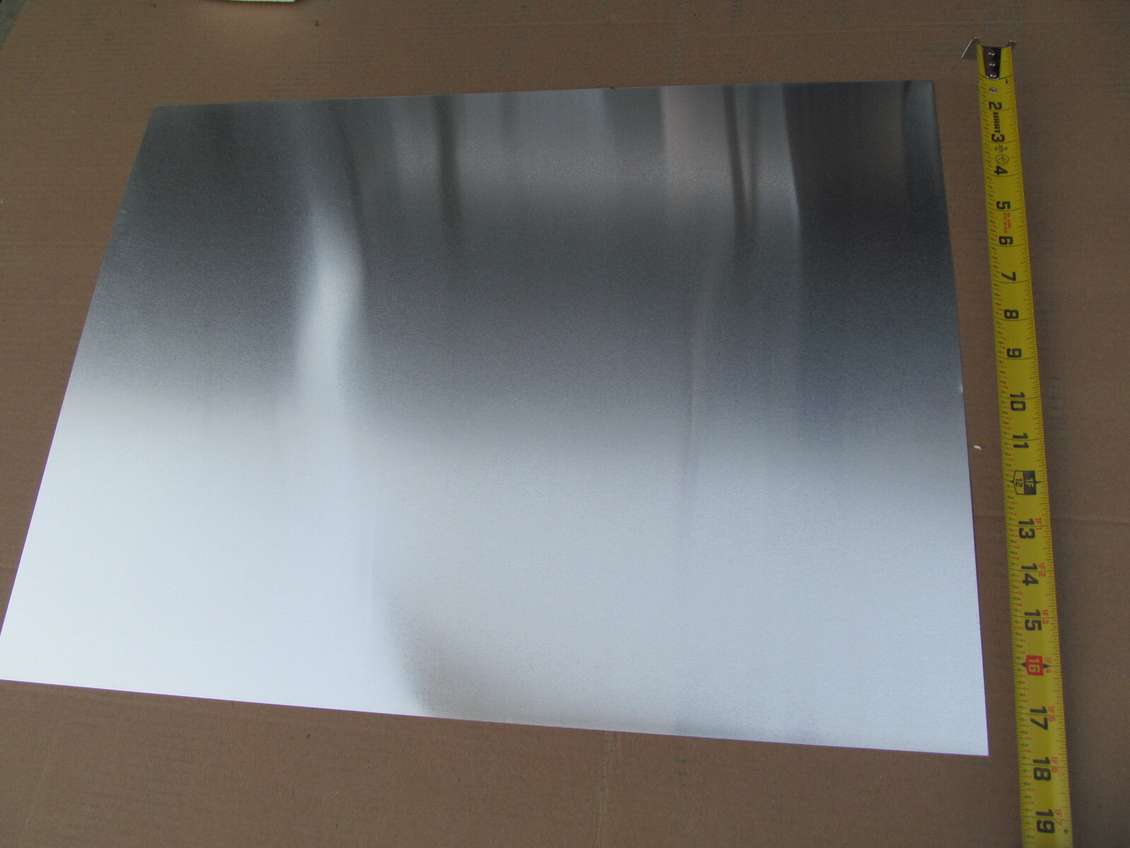 0.15mm thick aluminum sheet metal panel 18″x24″