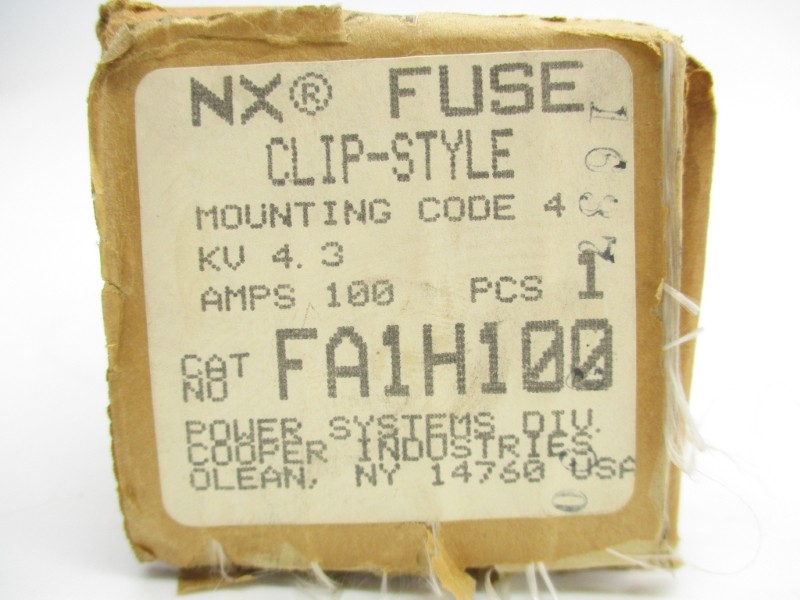 COOPER FA1H100 4.3KV 100A NSFS