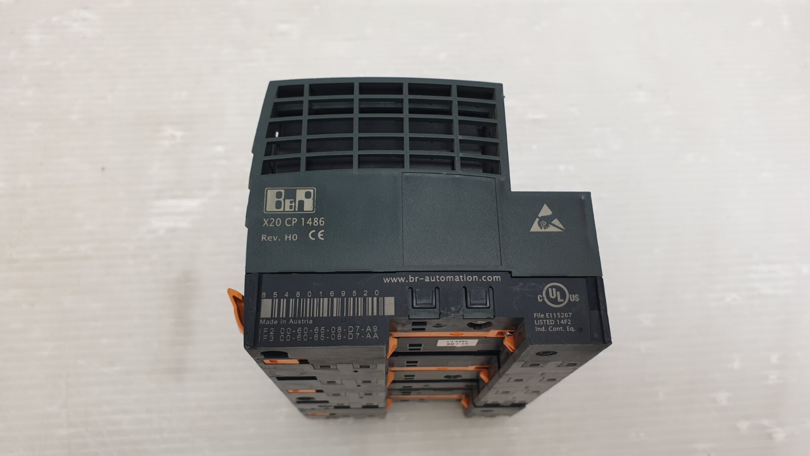 B&R Automation X20 CP 1486 Rev. H0 Central Processing Unit (CPU) Module