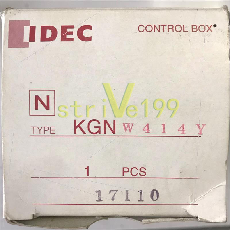 1PC NEW IDEC KGNW414Y Button switch box