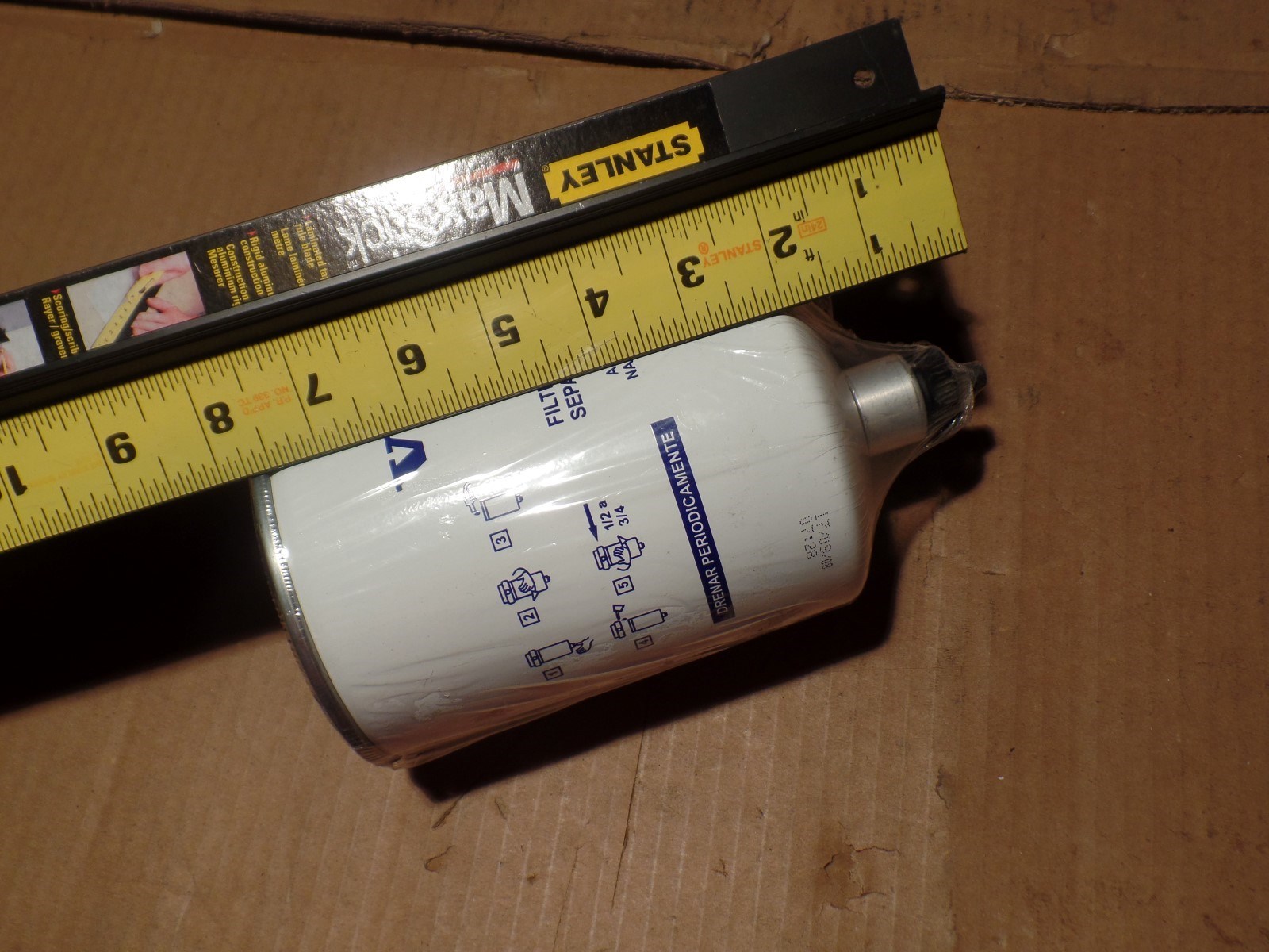 VOLVO FUEL FILTER WATER SEPARATOR 11915208, 11 915 208, 30 PSI / 2.1 bar, N.O.S