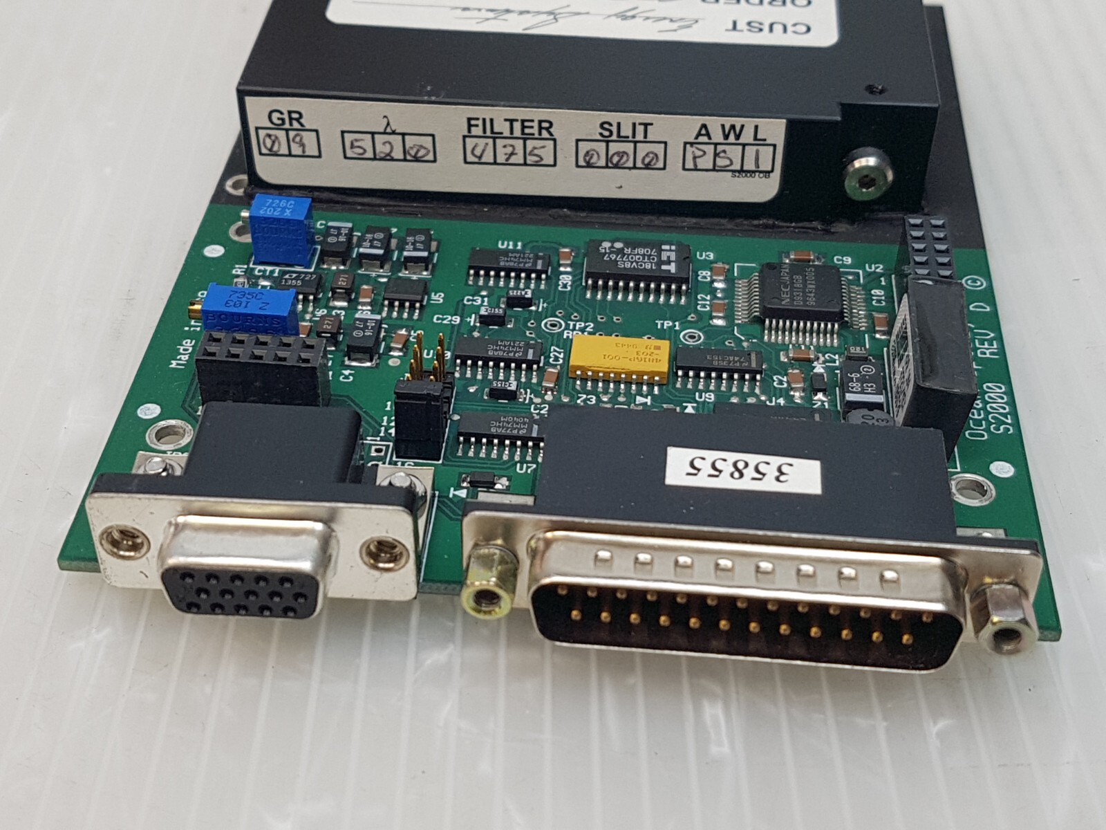 Ocean Optics S2000 Miniature Fiber Optic Spectrometer S 2000 Spectrophotometer