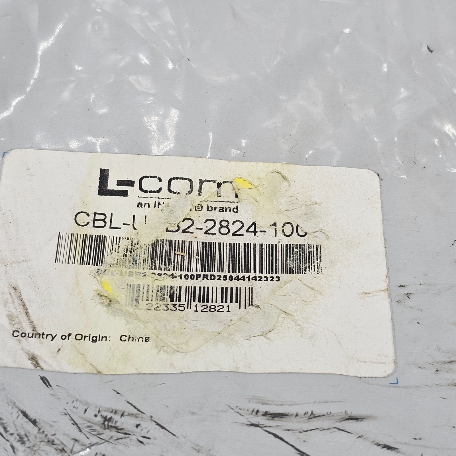 LCOM CBL-USB2-2824-100 USB Cable 100ft REV 2.0 PVC 28/24