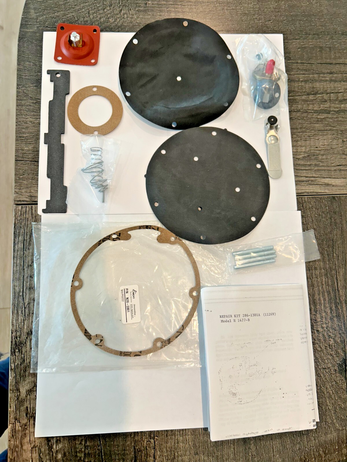 Century 286-1301A Repair Kit Model H/HV/1477B