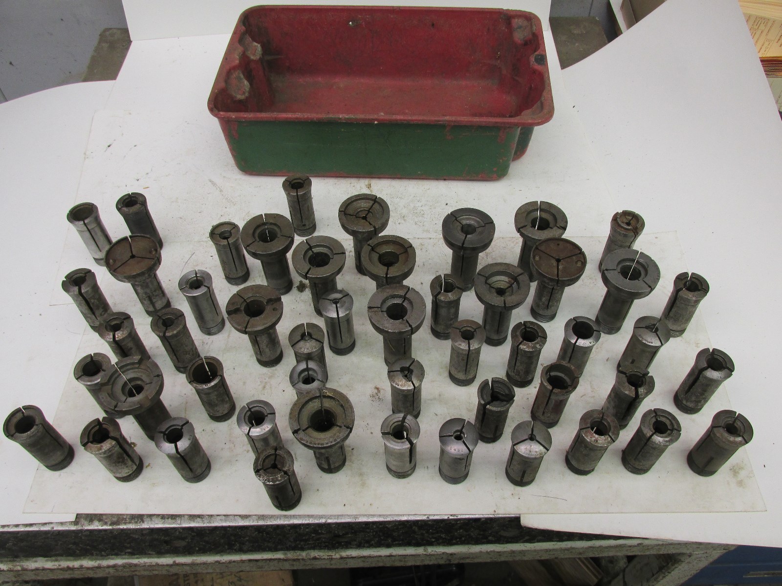 5C Collet Set Lot of 55 Variety of Sizes Ranging 1/8″ – 1″ 40870SO