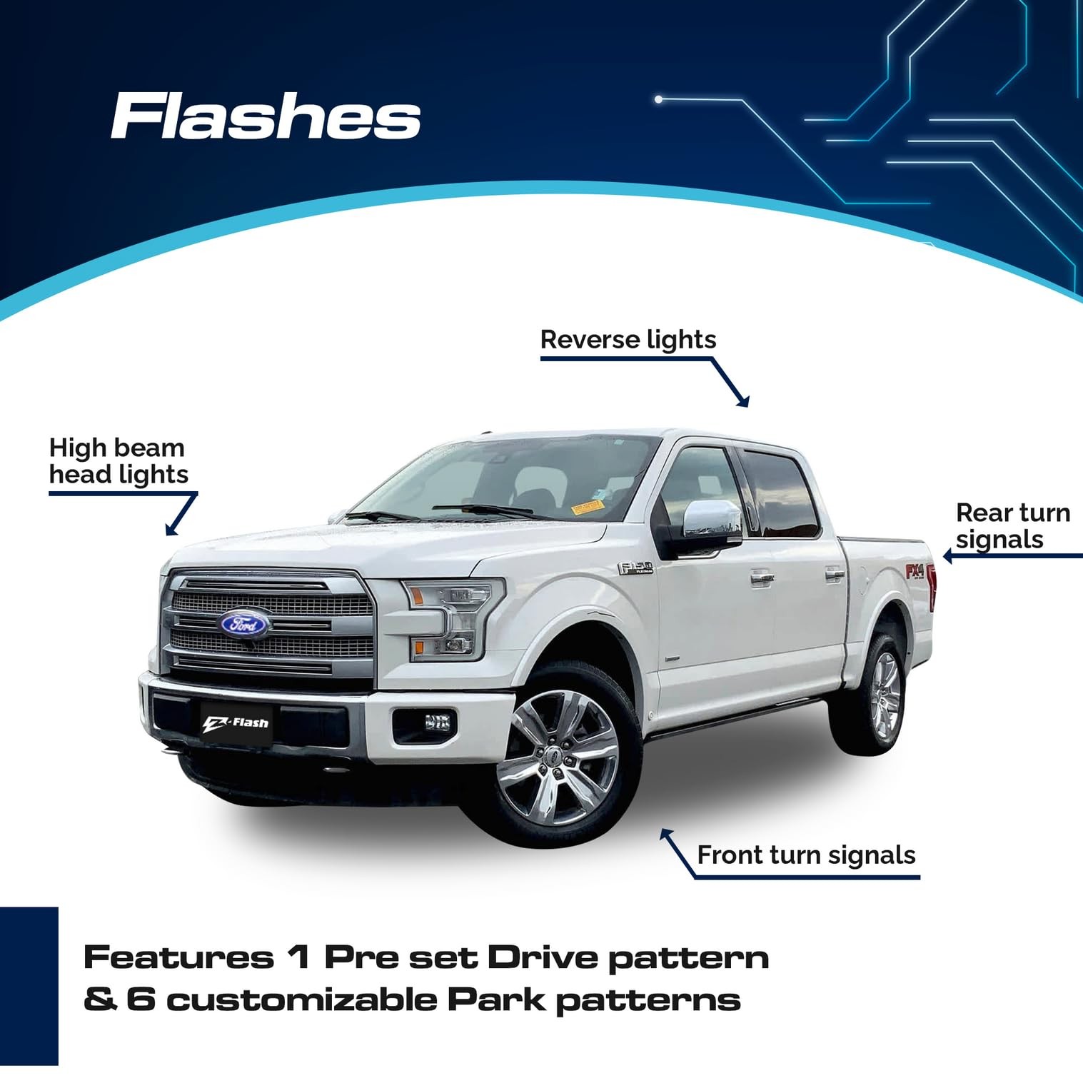 OBD2 Vehicle Flasher for Ford F-Series, Explorer, Mustang, Easy Installation