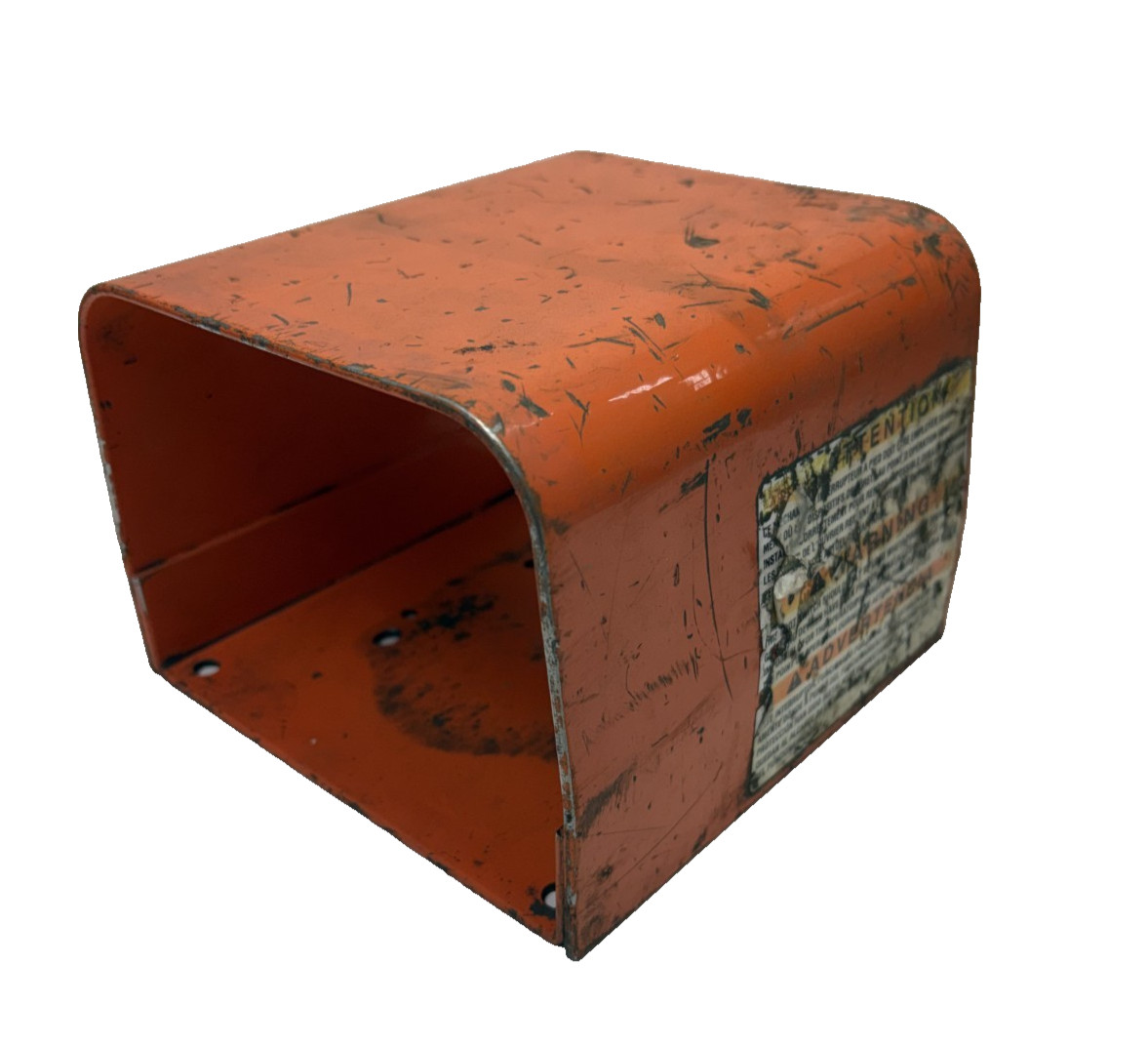 LINEMASTER FOOT PEDAL GUARD 522-B14 ORANGE STEEL