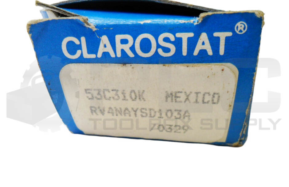 NEW CLAROSTAT 53C310K POTENTIOMETER RV4NAYSD103A *READ*