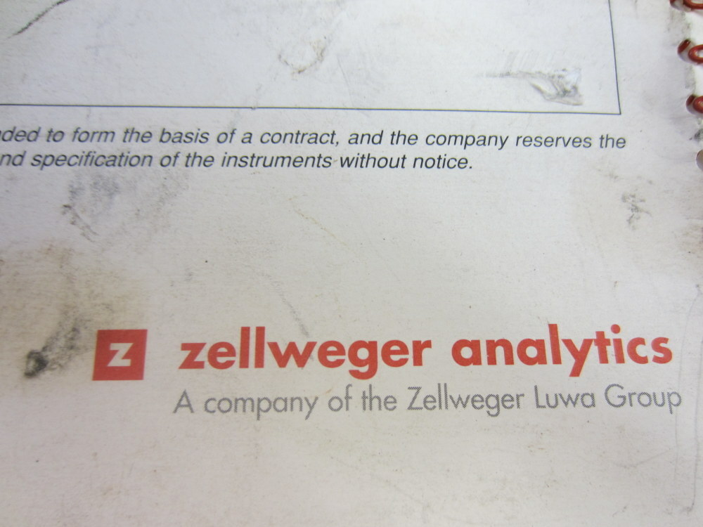 Zellweger Analytics MAN0551.P65 Searchpoint Optima Plus Oper.Instr. 2108M0501