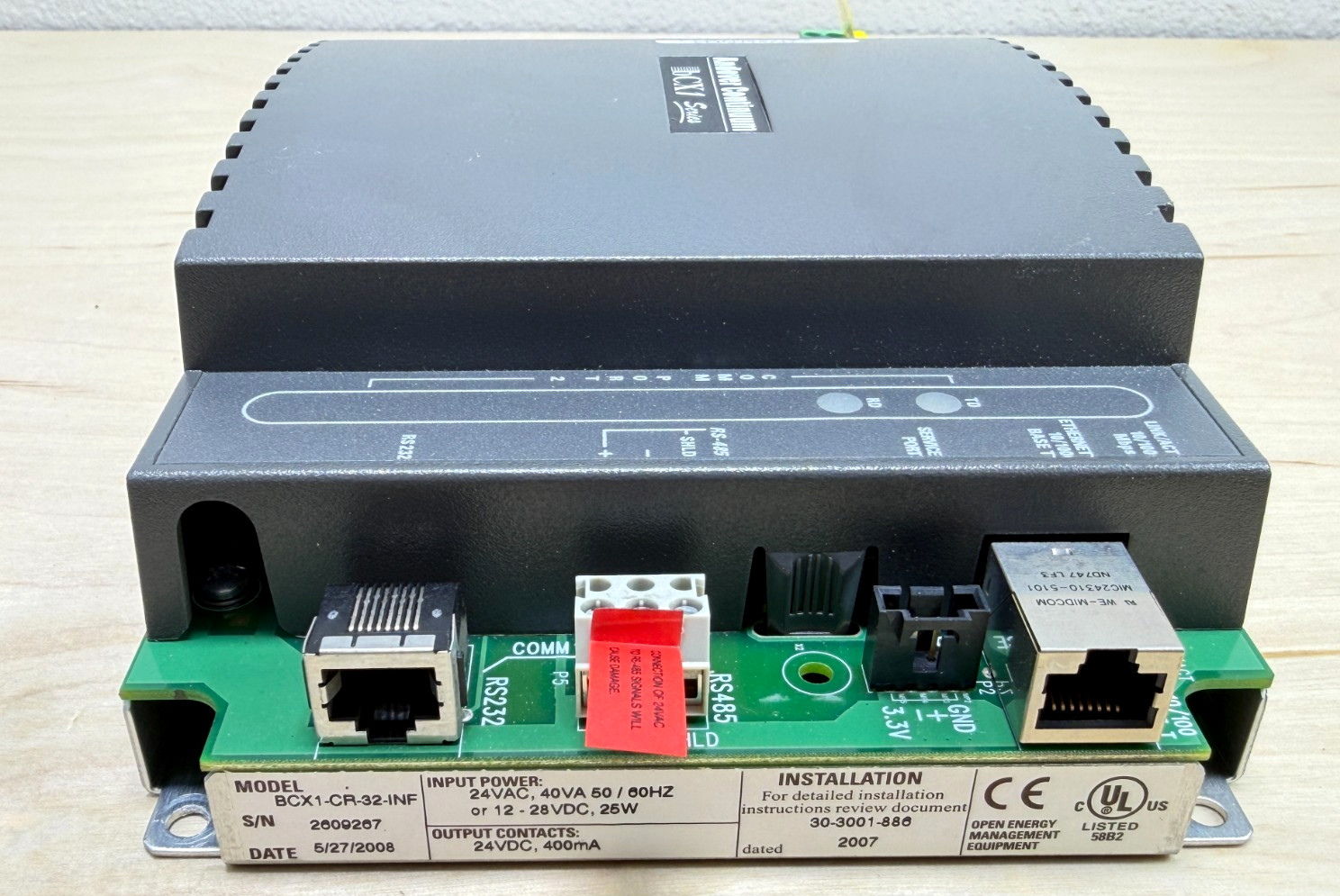 Andover Continuum BCX1-CR-32-INF Controller