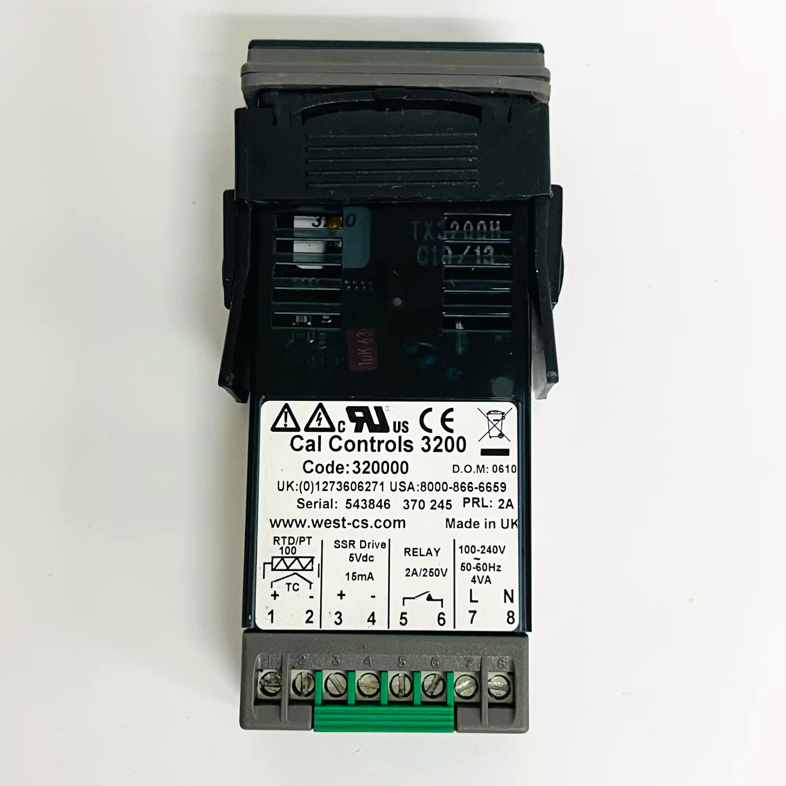 “TESTED” CAL Controls 3200 PRL:2A Digital Temperature Controller