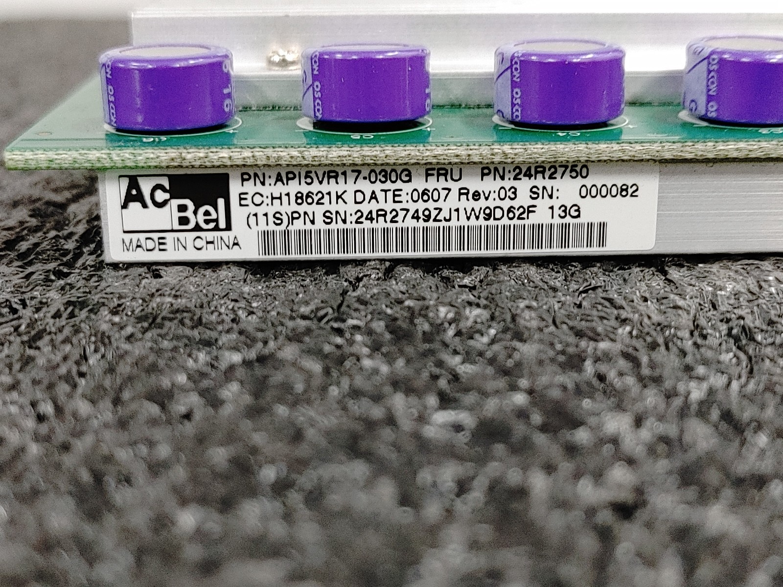 ACBEL AP15VR17-030G 24R2750 Voltage Regulator Module