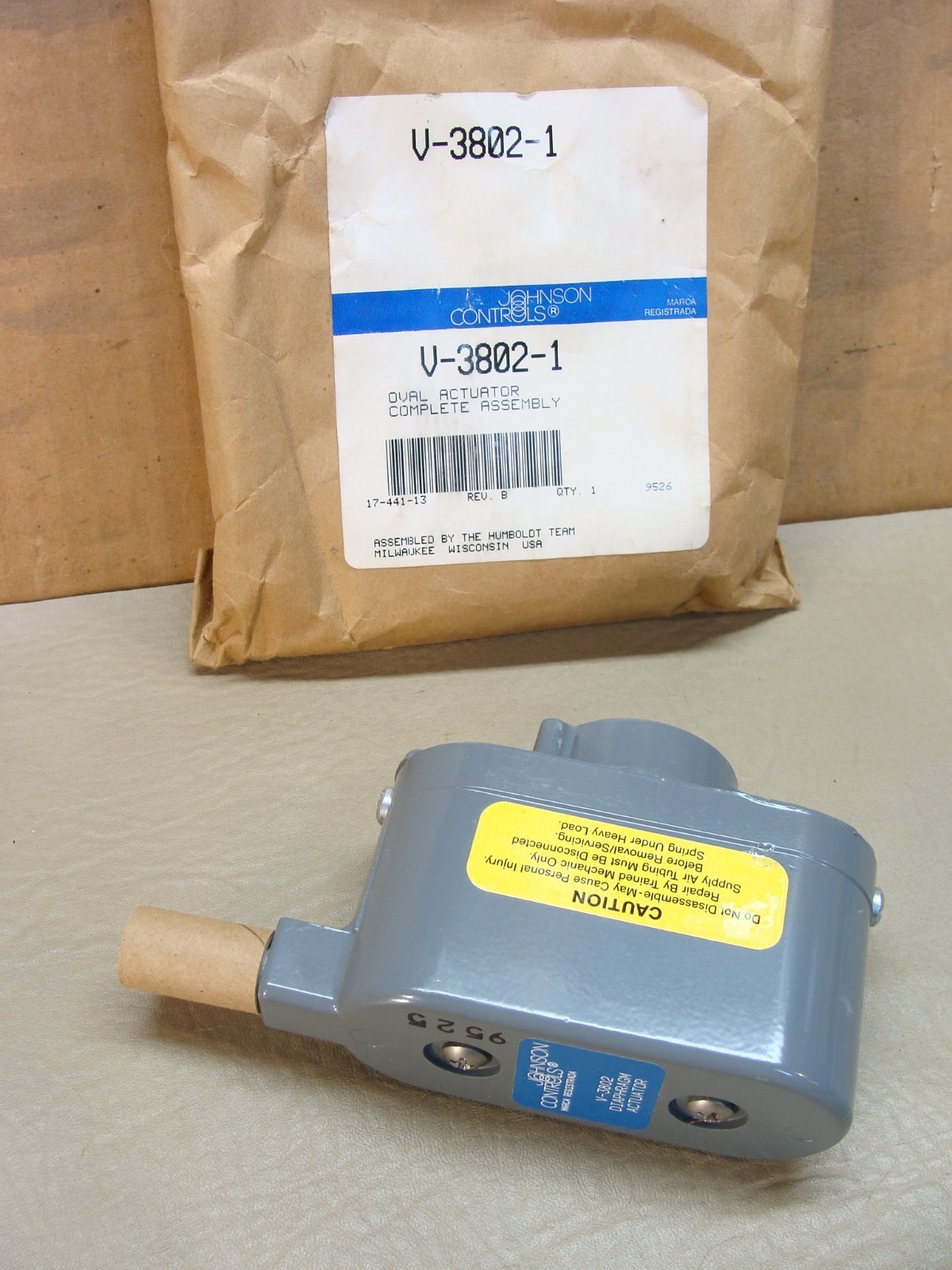 NEW Johnson Controls V-3802-1 V-3802 oval diaphragm actuator