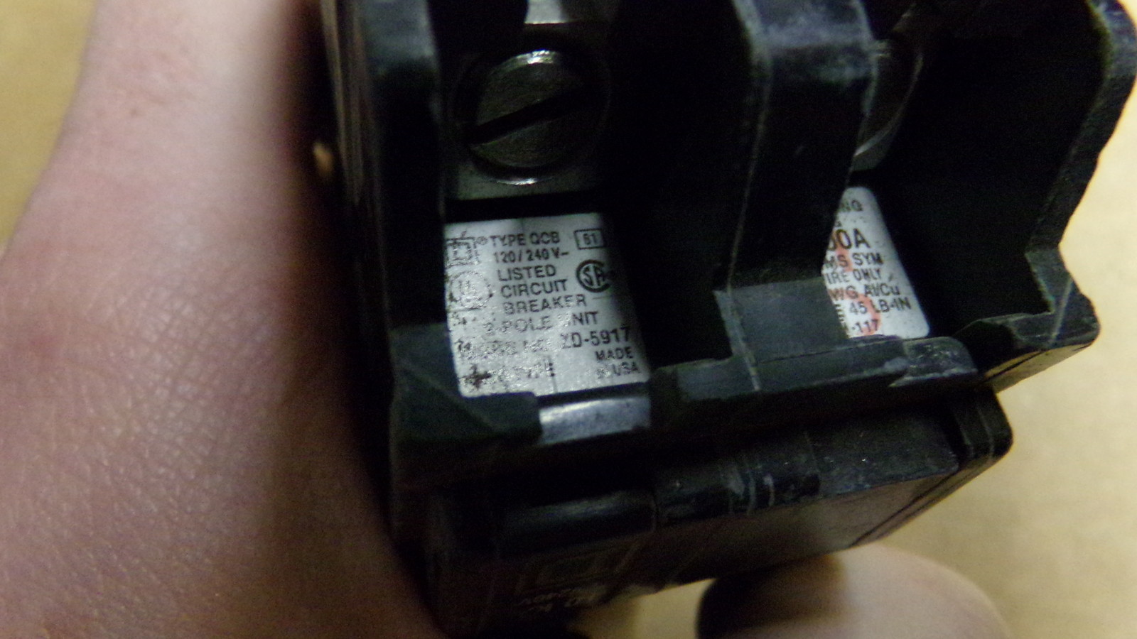 Square D Circuit Breaker 2-Pole 40A, Lot of 3 *FREE SHIPPING*