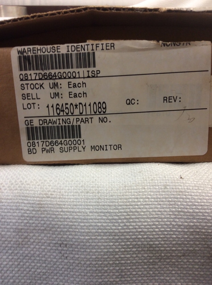 GENERAL ELECTRIC 0817D664G0001 PC BOARD CIRCUIT BOARD
