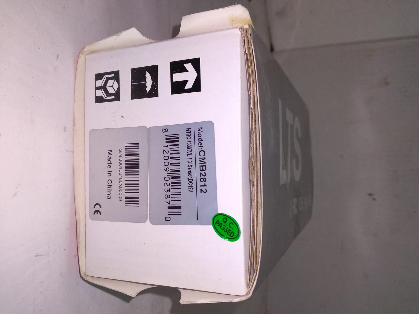 LTS N TSC, 1000TVL, 1/3″ SENSOR, DC12V CMB2812