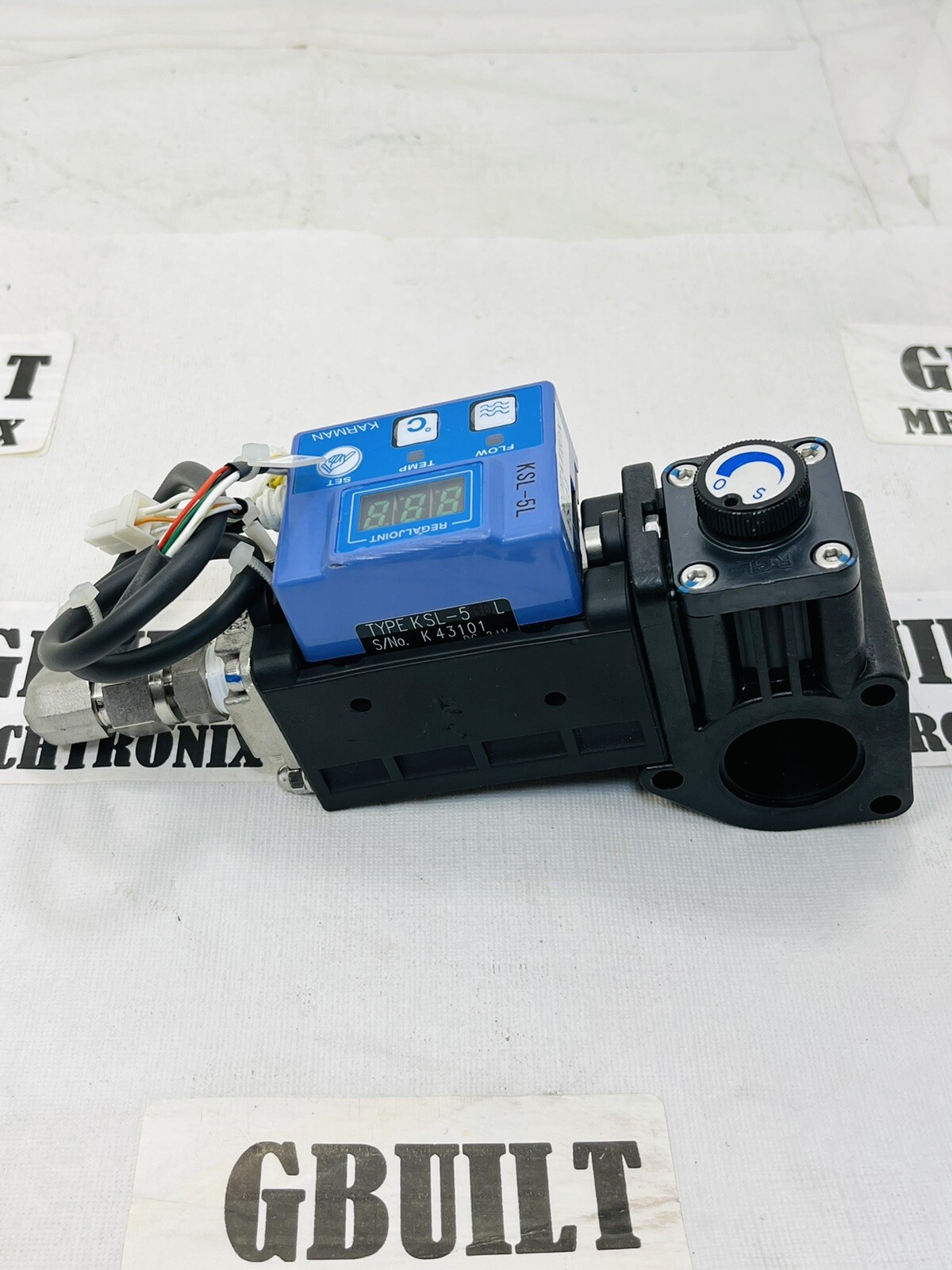 KARMAN KSL-5L Vortex Flowmeter 24V-V-A-B, KSL5L & RGL Valve -30 Day Warranty 👍