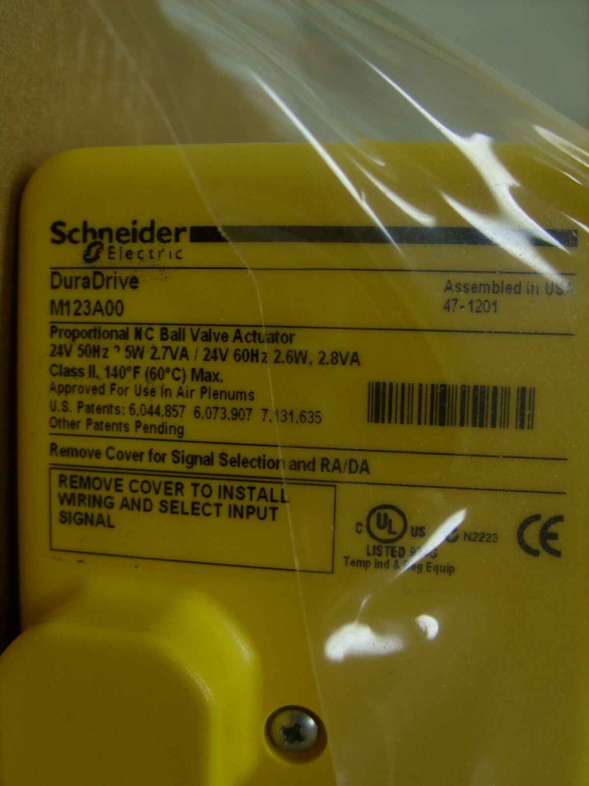 TAC Schneider Invensys – 3/4″ 2-Way Ball Valve & Actuator Assy. VBB2N15+M123A00