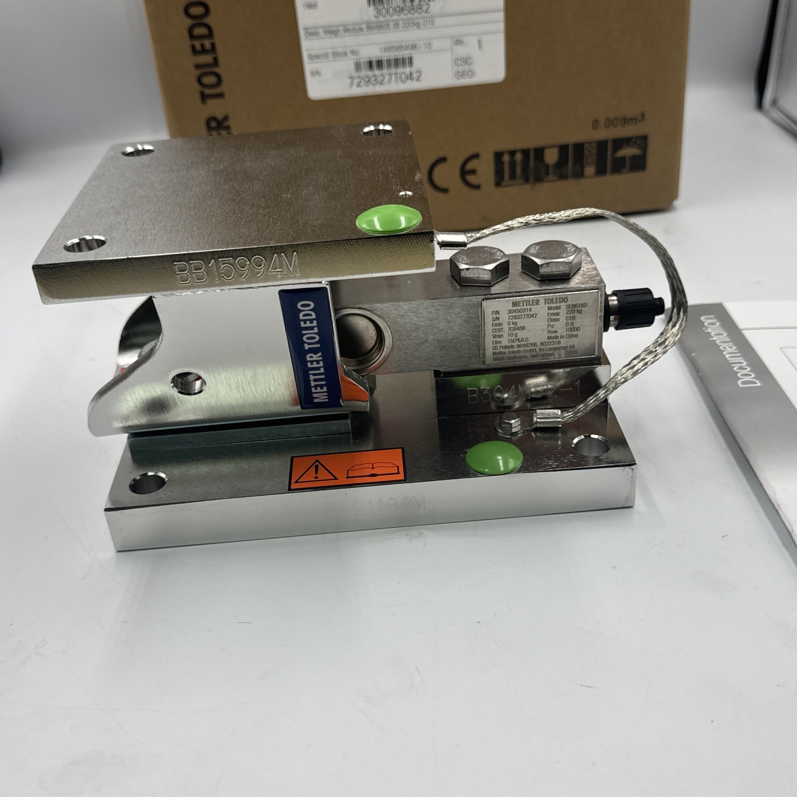 NEW!! METTLER TOLEDO SWB605 SS WEIGH MODULE W/ SLB615D LOAD CELL
